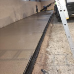 laying drainage in warehouse