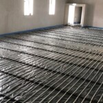 Underfloor heating installation